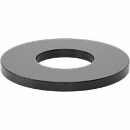 BSC PREFERRED Electrical-Insulating Nylon Washer Glass Filled for M3 Screw Size Black, 10PK 90718A120